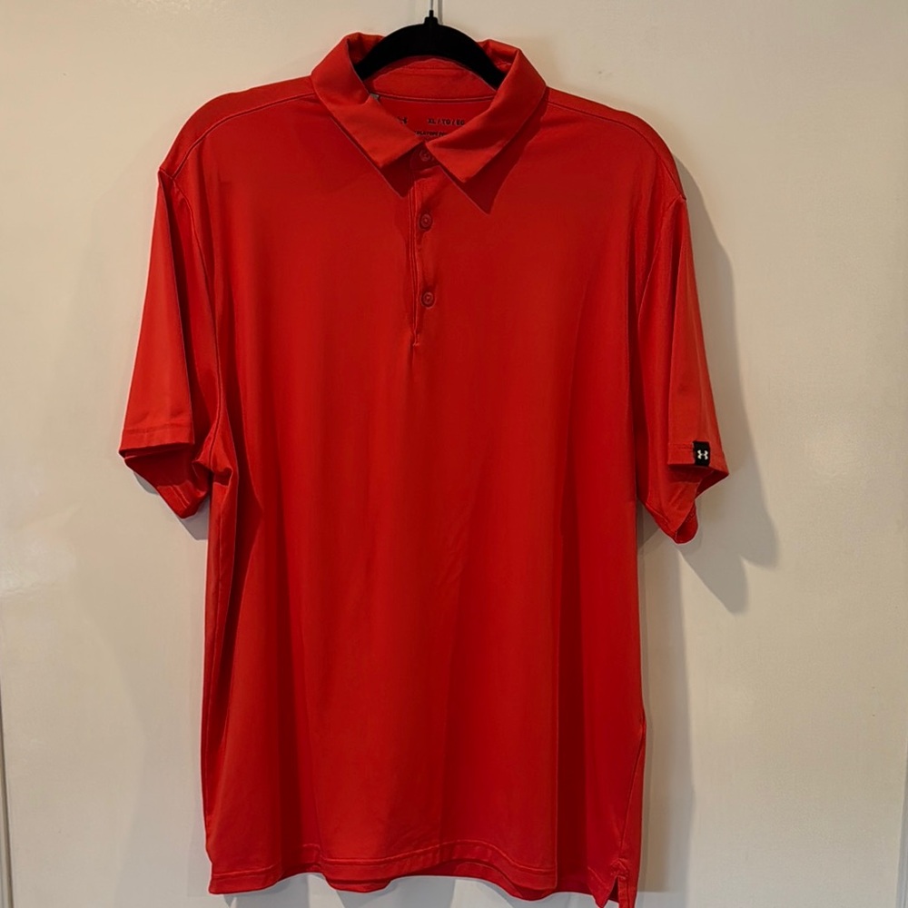 Under Armour Red Polo Shirt for Effortless Style